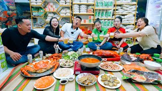 Seafood feast: KING CRAB, LOBSTER, ABALONE, SCALLOPS, VIETNAMESE CRABS,... | SAPA TV