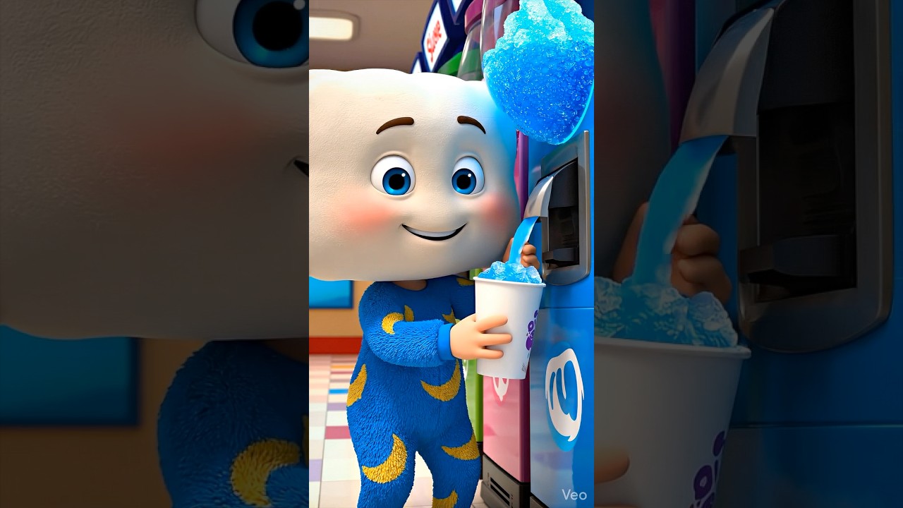 🥤Приключения Pillowhead с прохладным голубым малиновым смузи! 💙❄️