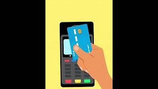 Credit Card Tap on POS Terminal – Contactless Payment Animation