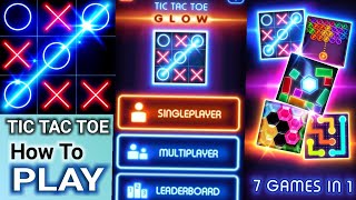Tic Tac Toe Glow - Puzzle Game || What Is Tic Tac Toe Glow & How to play - Rs Charan Gaming screenshot 2