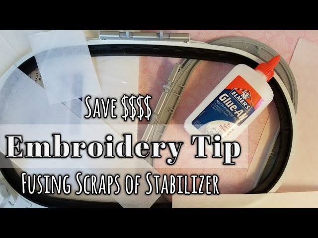 Save and Reuse Your Stabilizer for Machine Embroidery/Machine  Embroidery/Fabric Stabilizer 