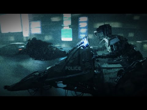 Blender 3.1 Sci-Fi Police Chase