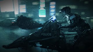 Blender 3.1 Sci-Fi police chase