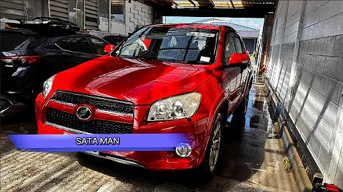 Full Video Toyota RAV4  - 3R3 Barcelona Red Colour Code by SATA MAN Shoton iPhone 14 Pro Max