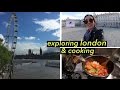 Exploring London, Cooking Veggie Soup, & Tasting British Snacks