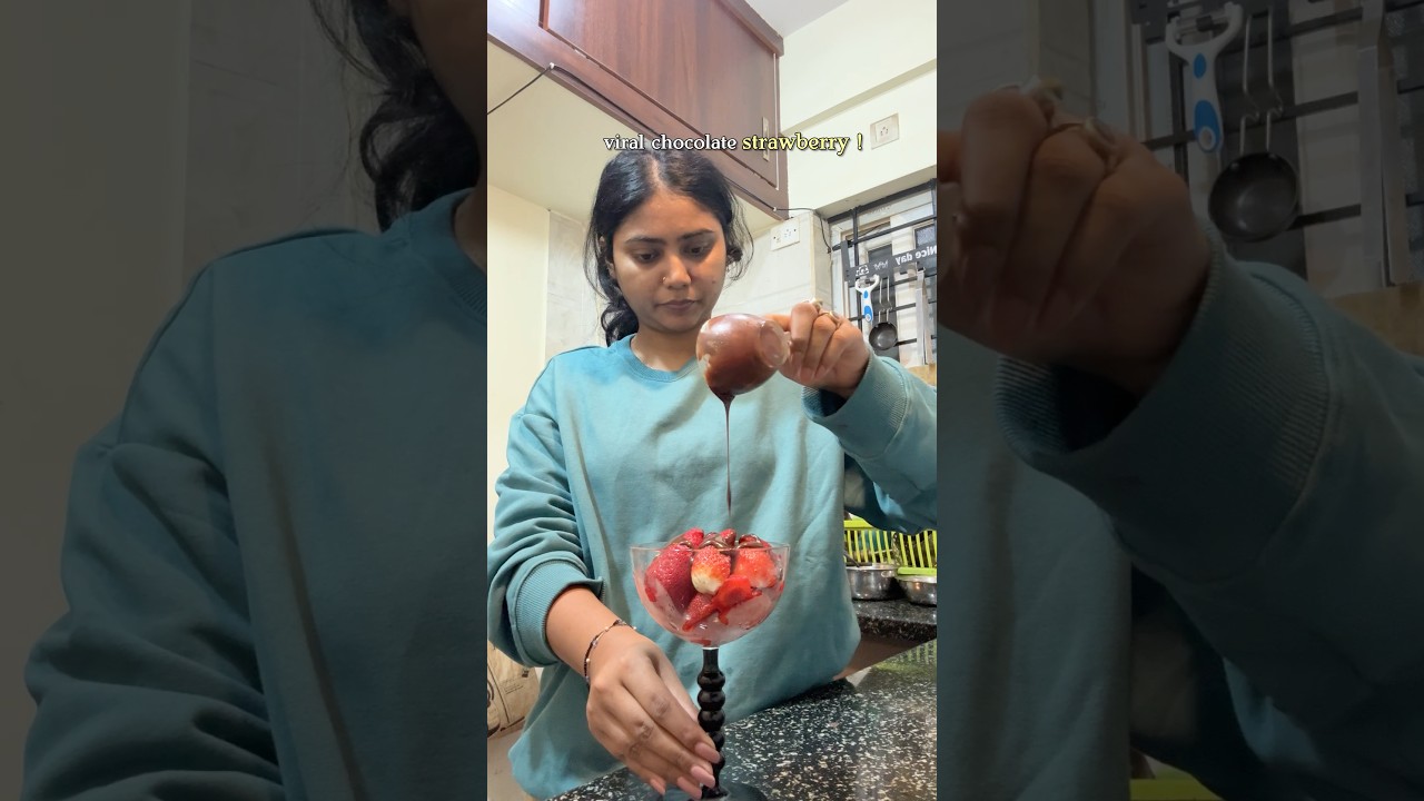 London’s *viral CHOCOLATE strawberries 🍫🍓