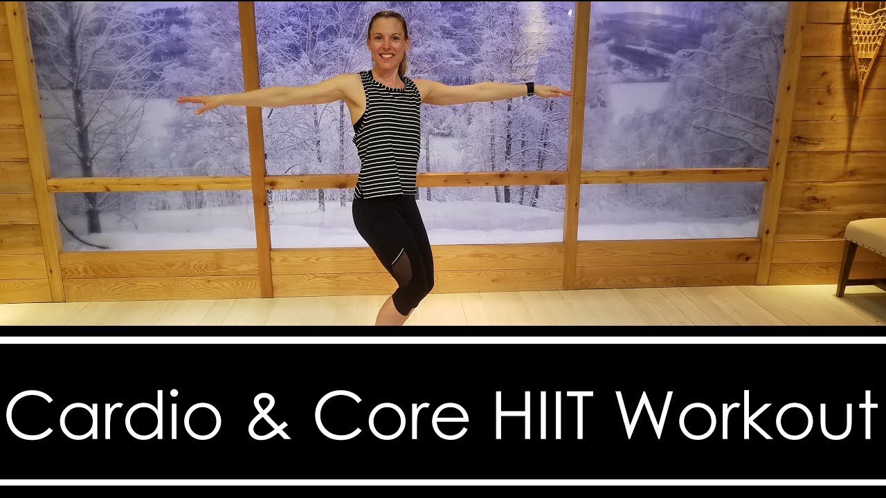 CARDIO & CORE HIIT Workout: FULL BODY ab workouts with resistance bands