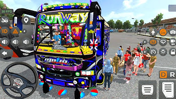 💥Bus Simulator Indonesia Best Lighting New Map Road Android Gameplay Video 