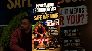 The Law That Protects Social Media Platforms | Safe Harbour UPSC | IT ACT #currentaffairs #upsc2026