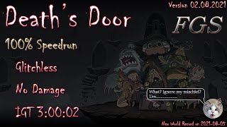 Deaths Door - 100% Speedrun (Glitchless / No Damage) - IGT 3:00:02