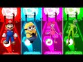 Mario Bros vs Minion vs Mommy long leng 🆚 Green Alien Mame WHO is Best play Tiles 
