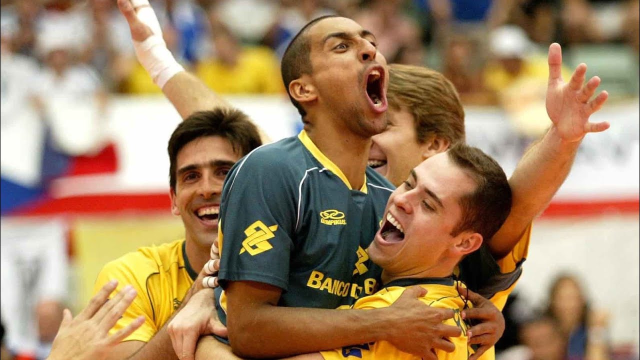 2002 - Inesquecível Semi - Yugoslavia Vs Brasil do Líbero Serginho Escadinha. Volleyball Masculino