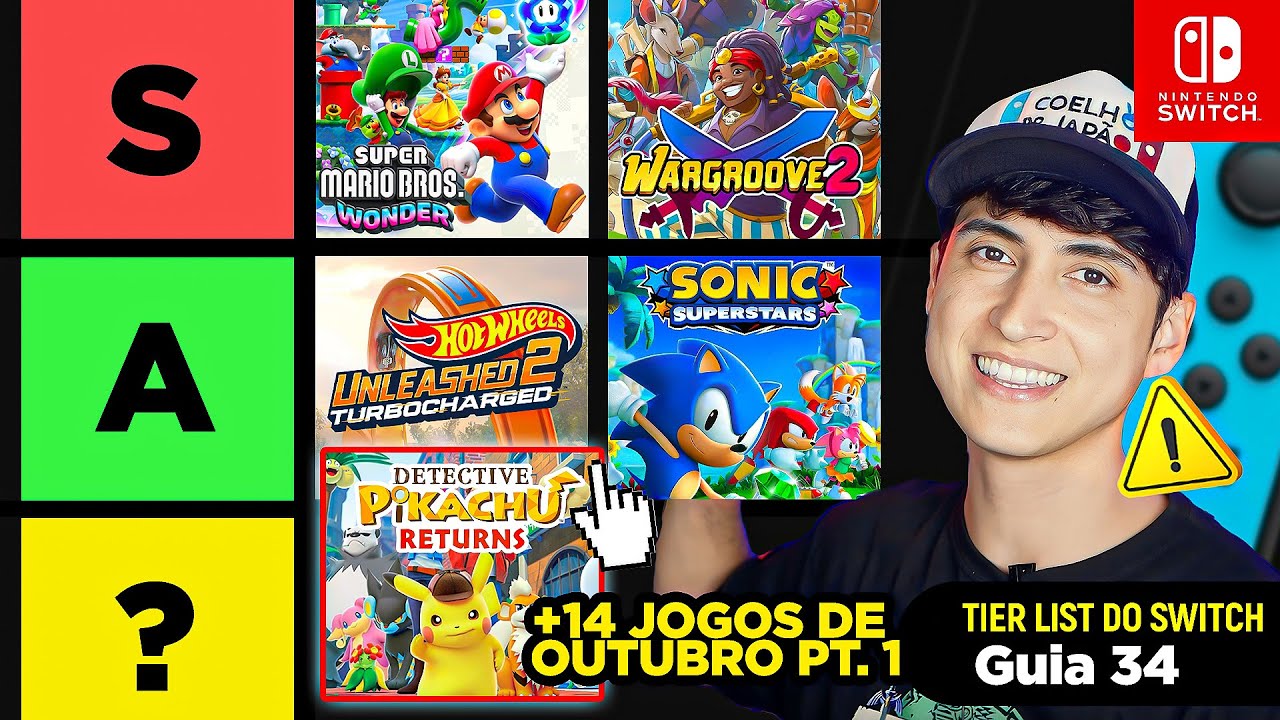 Jogos Nintendo com até 15% OFF no PIX