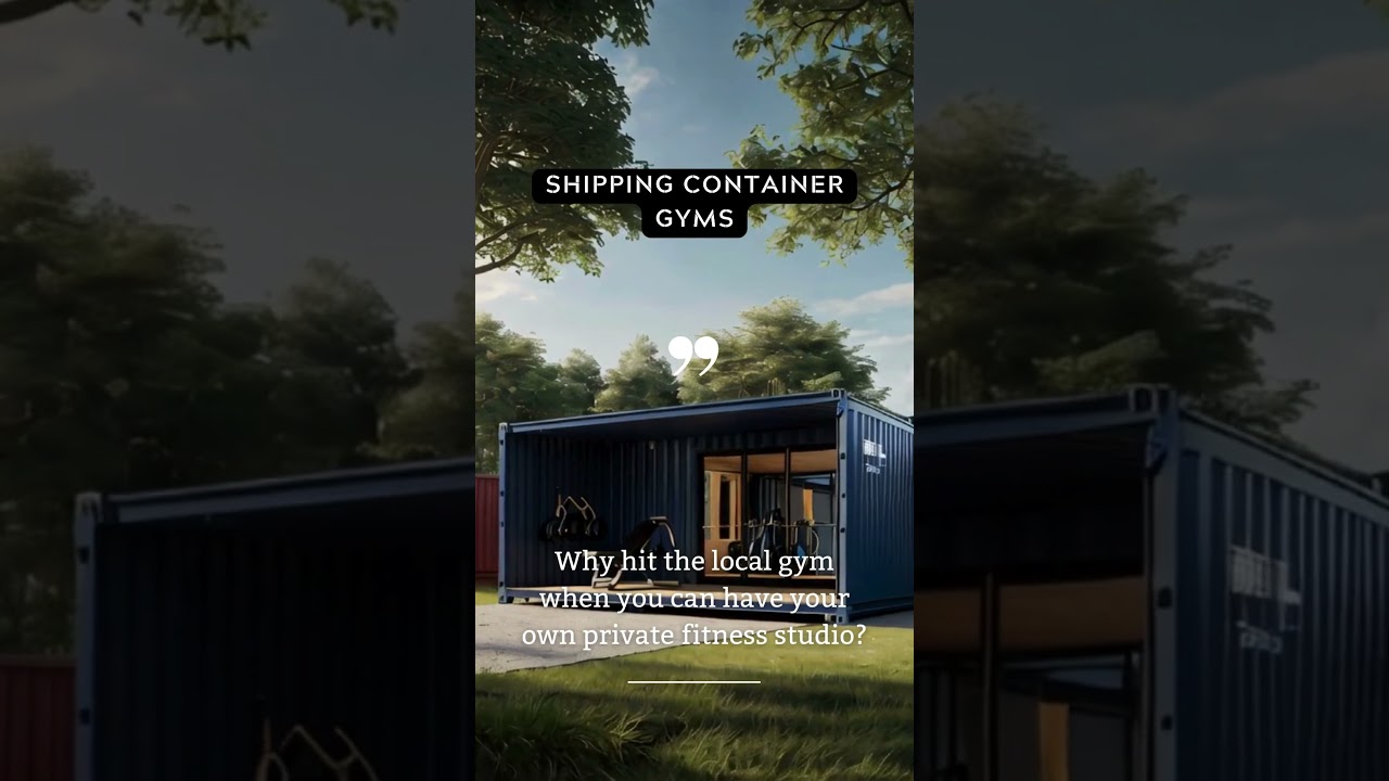 Shipping Container Gym: The Future of Private Fitness Studios!