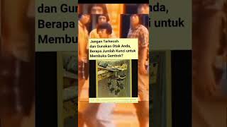 berapakah jumlah kunci untuk membuka gembok#shortvideo #tebaktebakan