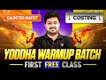 CA Inter Jan 2027 | Costing Demo Class | CA Inter Batch | ICAI | CA Aditya Sharma