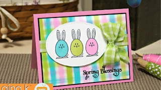 Spring Fling Plaid Background