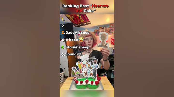 Ranking Best "Hear me Out Cake"
