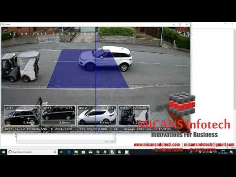 PYTHON SOURCE CODE FOR CAR DETECTION AND VELOCITY CALCULATOR