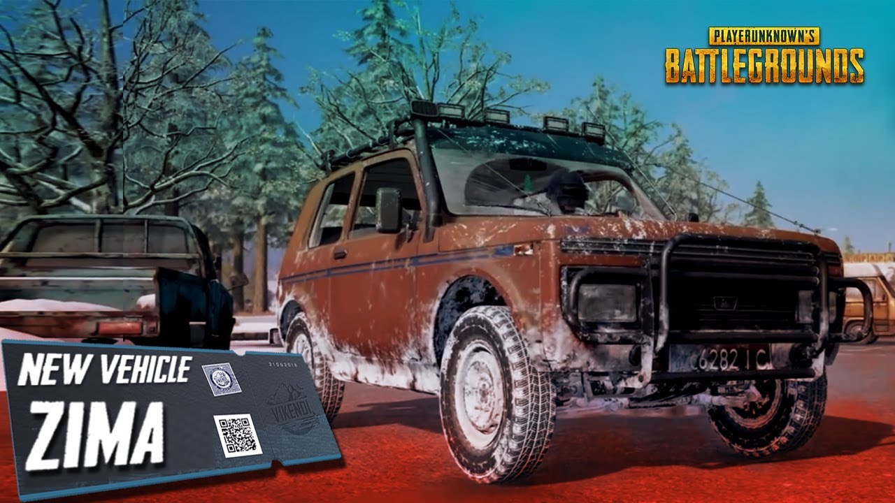 Pubg new Car - Zima | Vikendi Snow Map