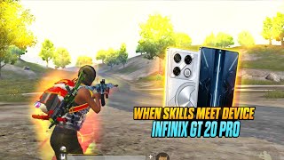 WHEN SKILLS MEET DEVICE💥 INFINIX GT 20 PRO🥶 SMOOTH + 120FPS PUBG/BGMI TEST 2026⚡