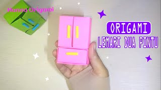 Lemari Origami | Cara Membuat Lemari Dari Kertas Origami | Origami Cupboard