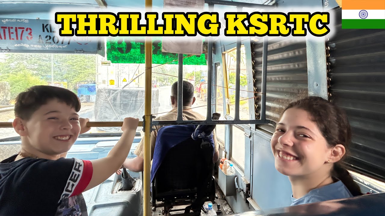 Most THRILLING Bus Ride | Kochi to Alleppey by KSRTC Experience | Kerala Adventure
