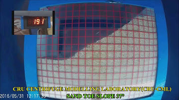 Geotechnical Centrifuge Modelling of Sand Slope Stability