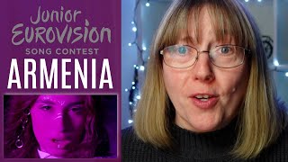 Junior Eurovision 2021 - Maléna  'Qami Qami' Armenia - Vocal Coach Reaction