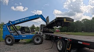 THE FIRST LOAD!!! What does it take to haul railroad equipment?