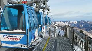 Grünau Im Almtal 12-Mgfp 12Er Gruppenumlaufbahn Kasbergalmbahn Winterb. Ausfahrt Bergstation