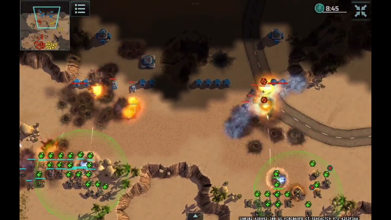 Art Of War 3 // aow3 AI // co-op skirmish // Desert Cross // Star League // 13:34 // @AOW3RTS 