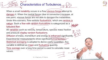 Turbulent Flames - Part 1 - Characteristics of turbulence