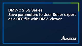 EP5: Save Parameters to User Set & Export as a DFS file with DMV-Viewer