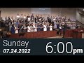 07/24/2022 Sunday 6pm - Full Service