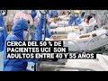 Coronavirus Perú: cerca del 50 % de pacientes UCI son jóvenes adultos de entre 40 y 55 años