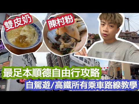 【順德自由行￼】￼最足本攻略！自駕遊/高鐵所有乘車￼路線￼教學 | 美食一條街 | 大型遊樂園 | 網紅必去打卡位 | 購物步行街 | LEMON檸檬￼￼￼￼￼￼