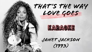 That's the way love goes - Janet Jackson (karaoke) HD