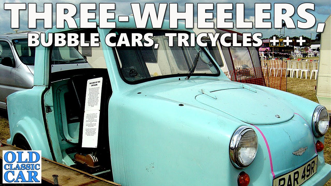 Classic 3 wheelers, bubble cars, tricycles & delivery vehicles