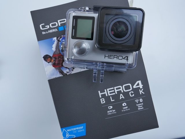 GoPro HERO 4 Black Edition UNBOXING and Setup - YouTube