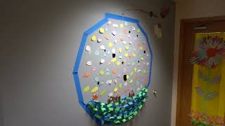 🐟🏢Paper Fishbowl Display at Advanced Employment