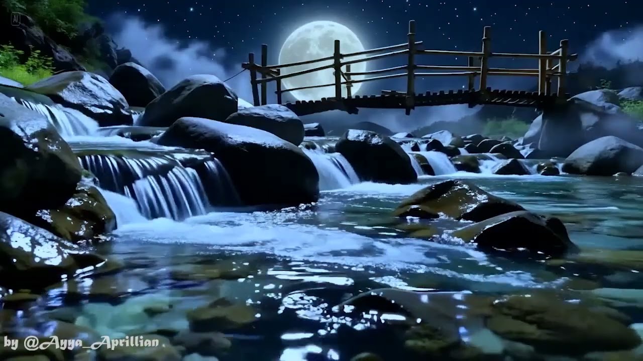 Tranquil Night Soundscape 🌌💧 Relax Your Mind & Drift Into Dreams