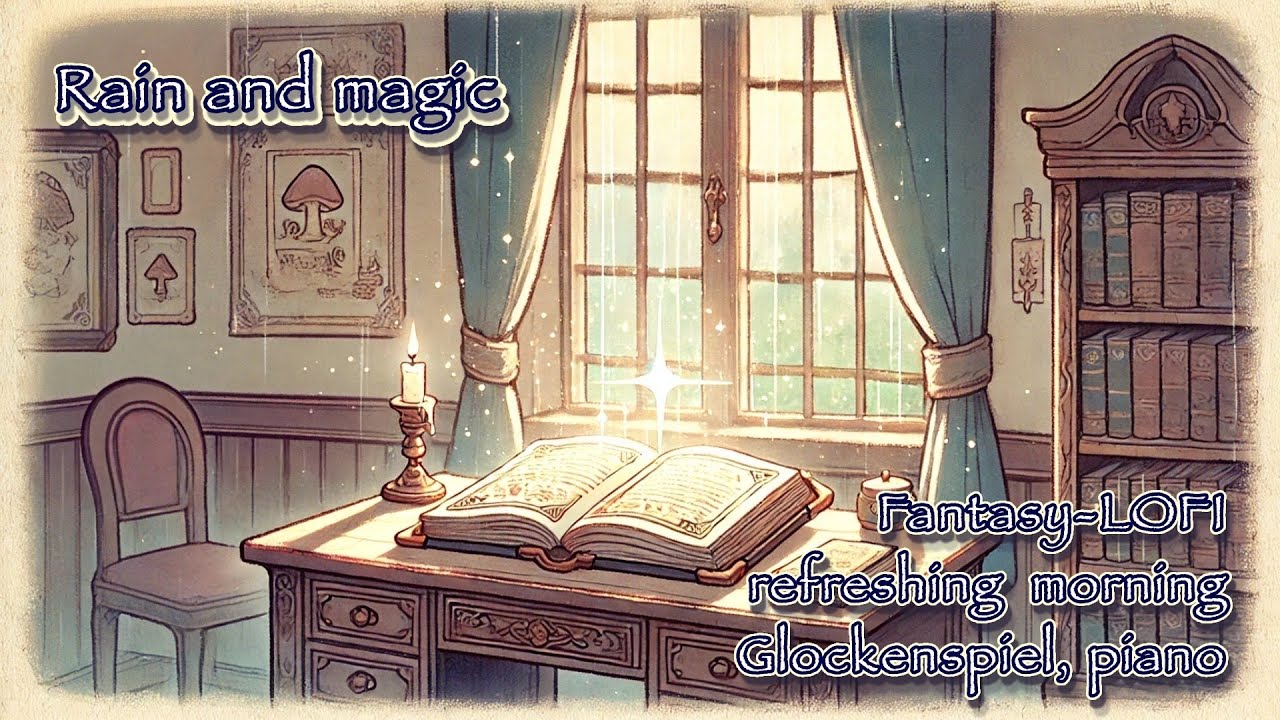 【FantasyLOFI】「rain and magic」【Glockenspiel, healing, morning