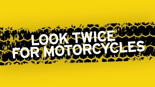 Animation: Look twice, instructions for motorcycle safety