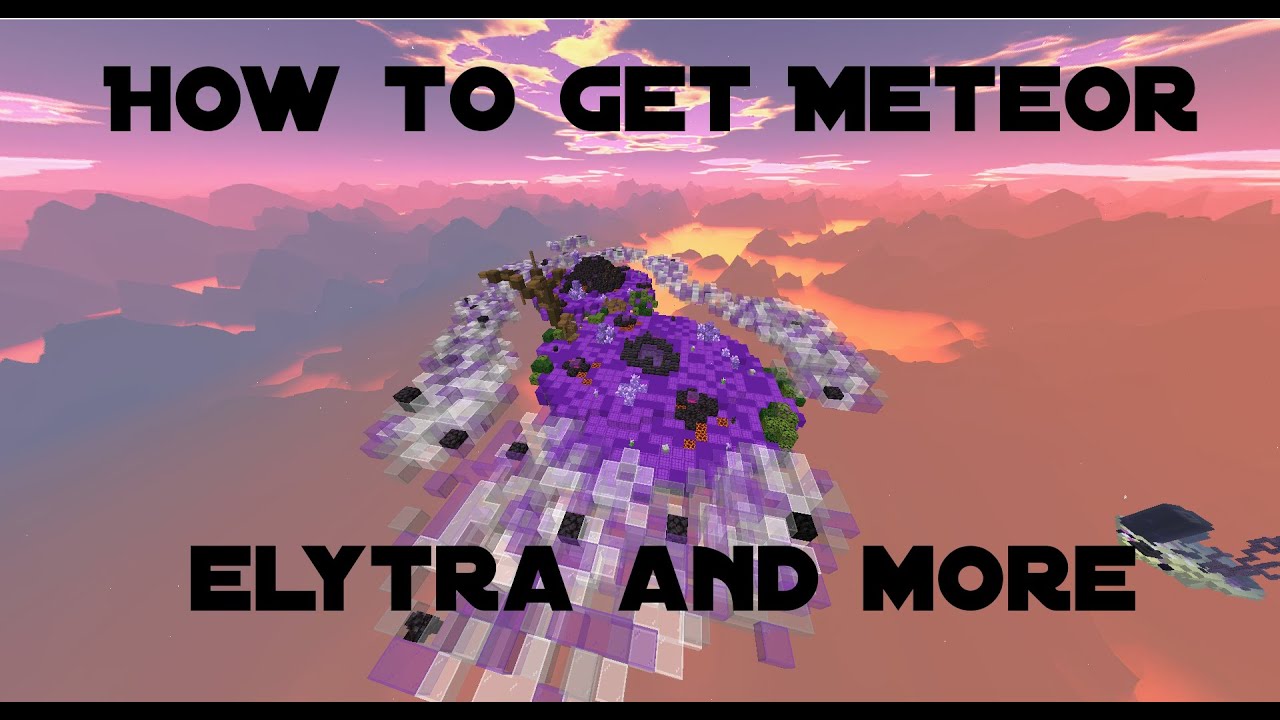 Minecraft ScuffleMc how to get all Meteor and more - YouTube