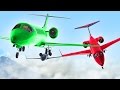 LANDING 3 PLANES ON PLANES! (GTA 5 Funny Moments)