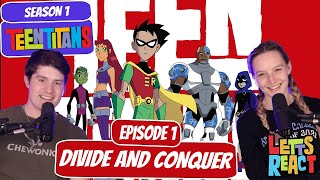 TEEN TITANS TAKE ON PLASMUS! | Teen Titans Season 1 Reaction | Episode 1, 