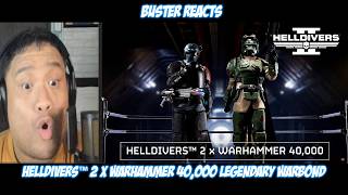 Warhammer Fan Reacts to HELLDIVERS™ 2 x Warhammer 40,000 Legendary Warbond