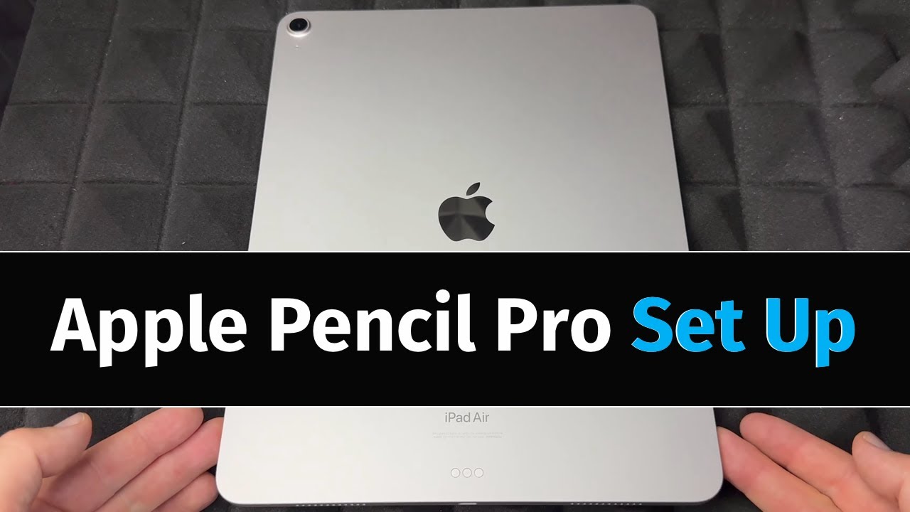 Apple Pencil Pro Set Up Guide - How to Pair with iPad Air