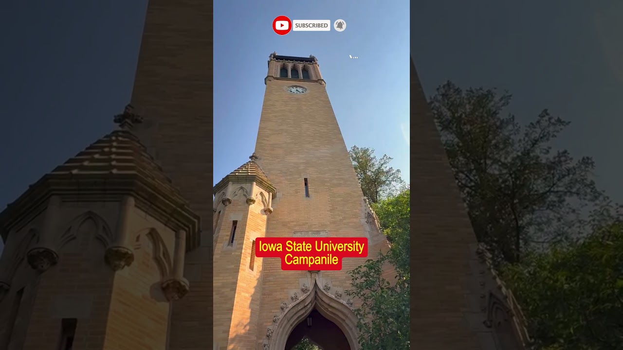 🏛️ Iowa State University Campanile | Iconic Landmark & Bell Tower Tour 🕰️✨ | Ames, Iowa